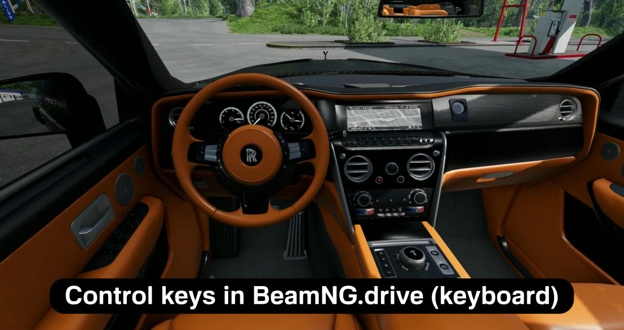 Control keys in BeamNG.drive (keyboard)